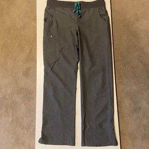 figs kade cargo scrub pants - graphite